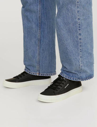 Jack & Jones Jfwbayswater Canvas Sneaker Sn - Black - 45 Jack & Jones Jfwbayswater Canvas Sneaker Sn - Black - 45