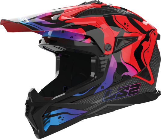 LS2 Crosshjelm MX708 Fast II Wash Rød LS2 Crosshjelm MX708 Fast II Wash Rød
