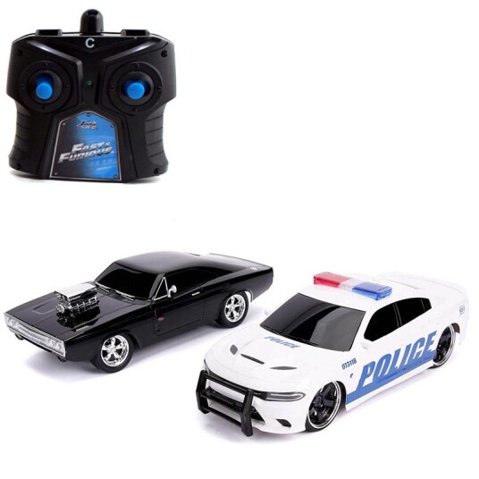 Fast & Furious Radiostyrt Bil Twin Pack 1:16 Fast & Furious Radiostyrt Bil Twin Pack 1:16