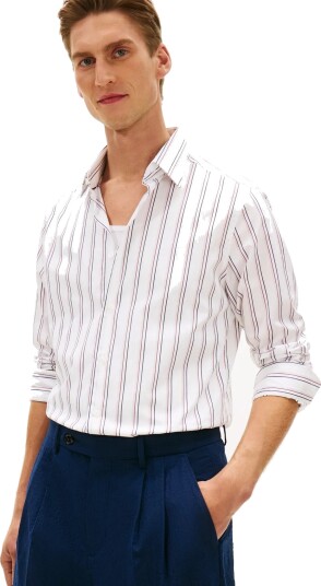 Tommy Hilfiger Dc Seasonal Stripe Shirt White M