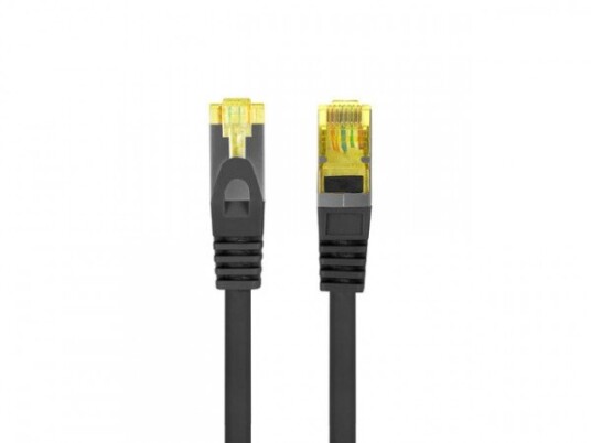 Lanberg Patchcord Kat.6A S/Ftp Lszh Cu 5M Czarny Fluke Passed Lanberg
