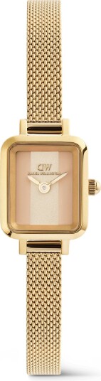 Gold 15mm Watch Quadro Mini Evergold Conwy | DW