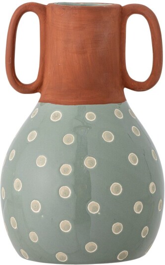 Bloomingville Hercule vase 20 cm Grønn brun