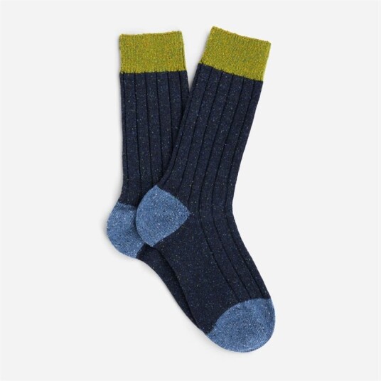 Pantherella Donegal Sock - Navy Fleck M