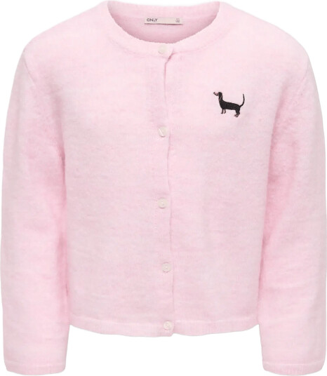 Kids Only Kogevia Life Ls O Neck Cardigan Vd Knt   Pink   158 164