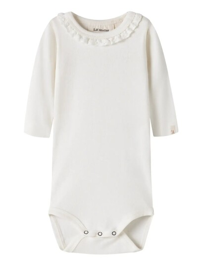 Lil"Atelier Nbflayo Sup Ls Slim Body Solid Lil Cream 62 Lil"Atelier Nbflayo Sup Ls Slim Body Solid Lil Cream 62