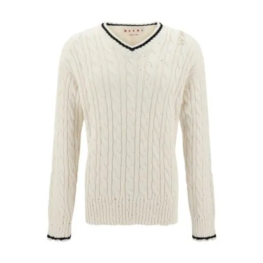 Marni Herre Strikkevarer Beige M,