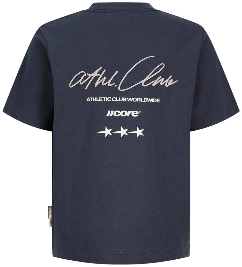 Jack & Jones Jcoclub Back Script Tee Ss Cn Sn Jnr Navy 140