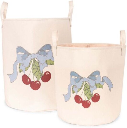 Konges Sløjd Cherry Leketøy Oppbevaring Bags Sett