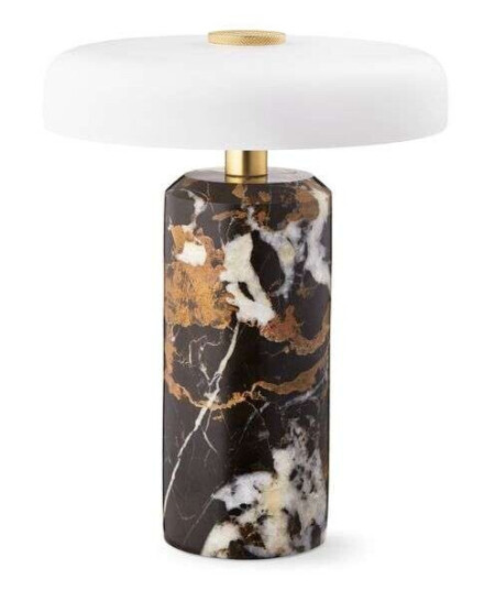 Trip Bordlampe Ø17x21 cm Marmor Leire/Matt Opal