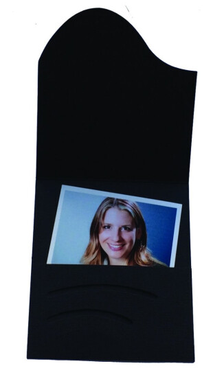 Daiber 16020 Envelope Folder Fotoark Kartong Sort Portrett 1 Lommer 100 Stykker