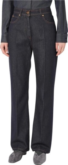 Max Mara Dame Jeans Blå XL,