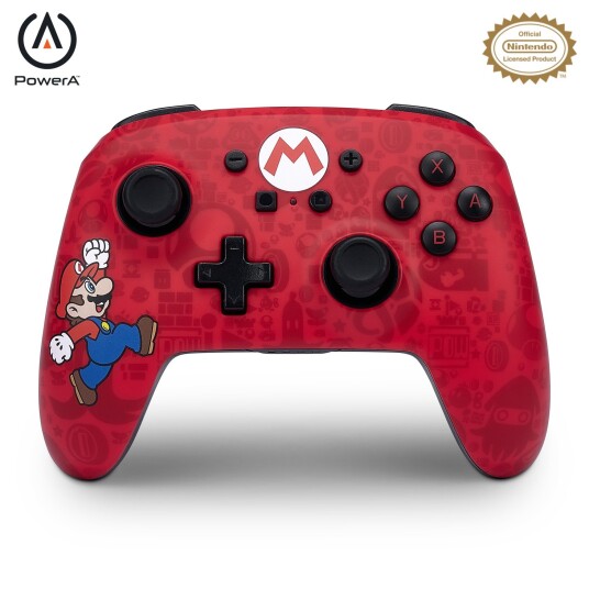 Spillkontroll Powera SWITCH ENHANCED Rød Nintendo Switch Bluetooth Bluetooth 5.0