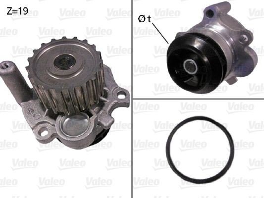 VALEO 506533 Vannpumpe VALEO 506533 Vannpumpe