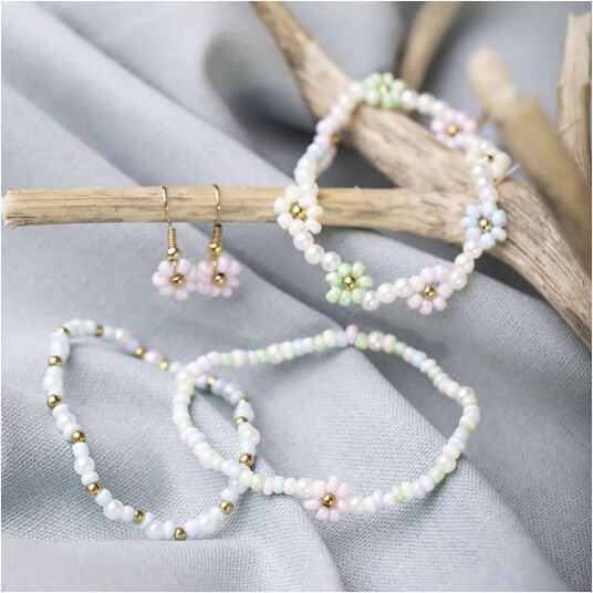Creativ Company Smykkesett mini Blomster