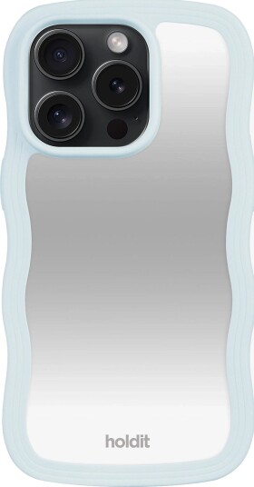 Holdit | Wavy Case Iphone Mineral Blue/Mirror | IPHONE 15PRO