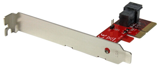 STARTECH x4 PCI Express to SFF-8643 Adapter for PCIe NVMe U.2 SSD STARTECH x4 PCI Express to SFF-8643 Adapter for PCIe NVMe U.2 SSD