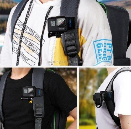 Puluz 360° Stroppfeste for Actionkamera med GoPro Feste