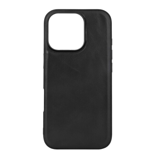 BUFFALO Backcover Leather MagSeries iPhone 16 Pro Black