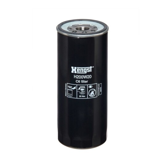Oljefilter HENGST FILTER H200W20 Oljefilter HENGST FILTER H200W20