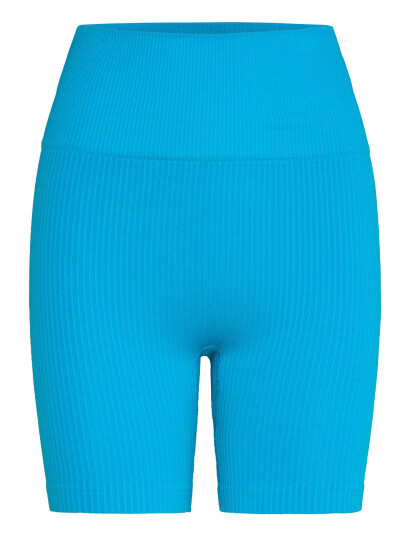 Björn Borg Studio Seamless Ribbed Shorts - Blue - L