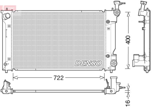 Radiator DENSO DRM50098