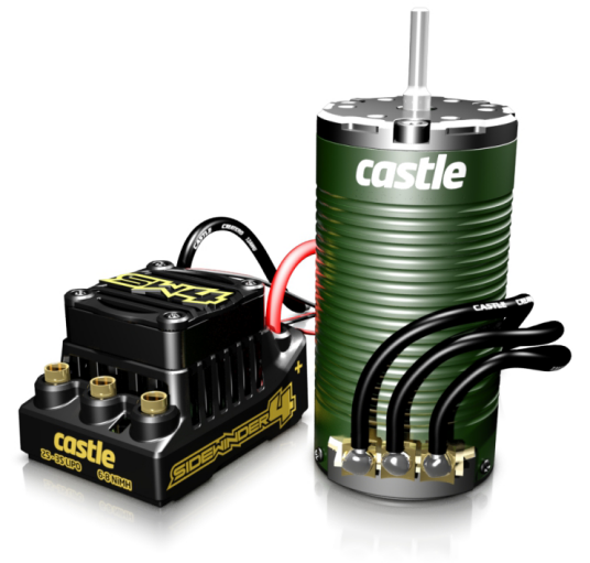 Castle Creations SIDEWINDER 4 12.6V ESC WP Combo 1415-2400KV