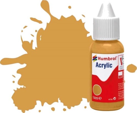 Humbrol Akryl No 63 Sand - Matt 14ml Dropper Bottle