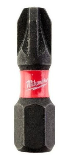 Milwaukee SHOCKWAVE PZ3 Skrubits 25 mm 2-pakning for Elektroverktøy