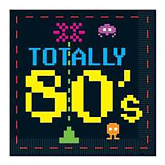 360 Degrees Ltd Servietter Totally 80s - 16-pakning