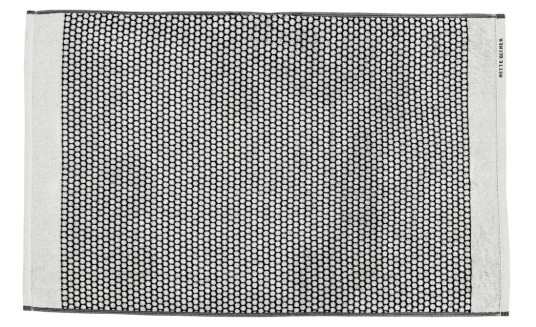 Mette Ditmer Grid baderomsmatte 50 x 80 cm Sort-offwhite
