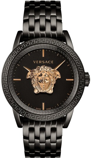 Versace Herreklokke VERD00518 Palazzo 43mm Sort/Stål Ø43 mm Versace Herreklokke VERD00518 Palazzo 43mm Sort/Stål Ø43 mm