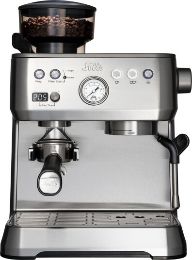 Solis Grind & Infuse Perfetta Espressomaskin 1640W (2,6 liter/16 bar) Sølv
