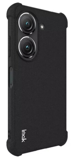 IMAK Asus Zenfone 10 IMAK Mat Fleksibel Plast Deksel - Svart IMAK Asus Zenfone 10 IMAK Mat Fleksibel Plast Deksel - Svart