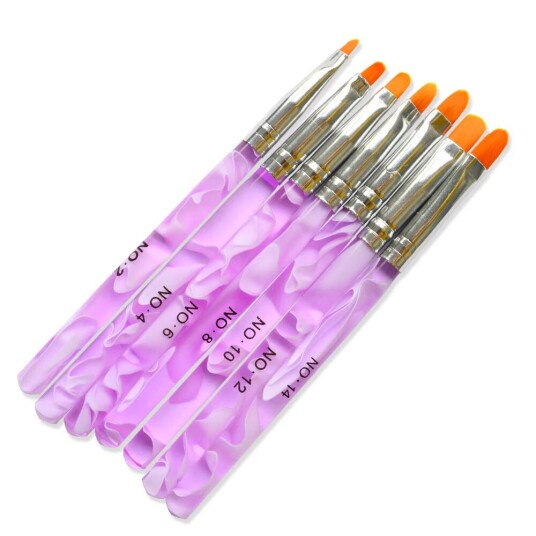 7st Akryl/UV Penslar naglar -