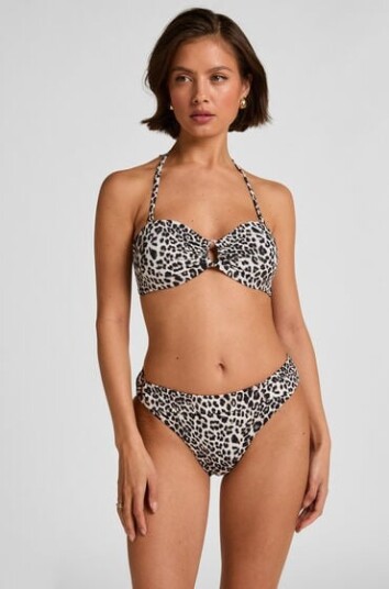 Hunkemöller Bikinibukse Leopard Svart
