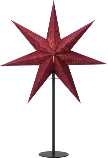 Markslöjd TARA Bordstjerne 45 cm Rød/Sort