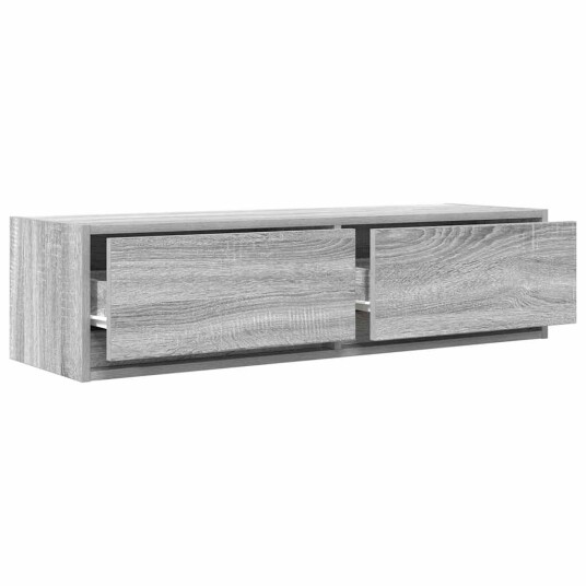 TV skap Grå Sonoma 100x31x25,5 cm Konstruert tre TV skap Grå Sonoma 100x31x25,5 cm Konstruert tre