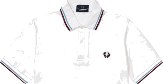 Fred Perry Herre Topper Hvit 4XS,