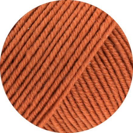 Lana Grossa Cool Wool Garn 2116 Oransjebrun