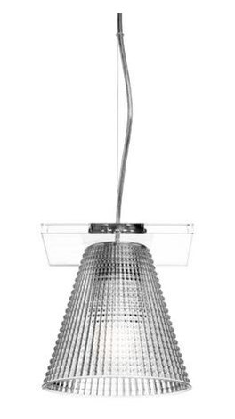 Kartell Light-Air Taklampe Sculpted Krystall