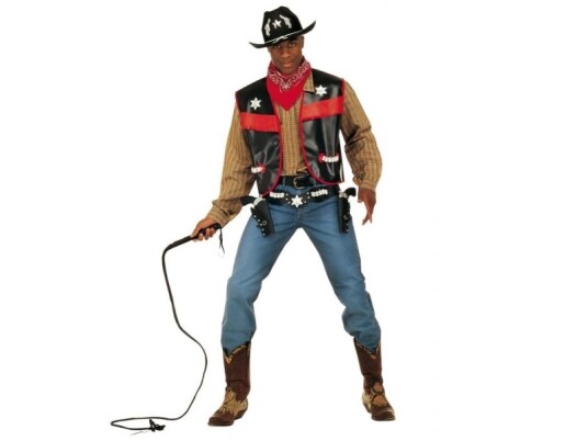 Sort Cowboy Vest Sort Cowboy Vest