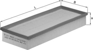 MAHLE LX 521 Luftfilter MAHLE LX 521 Luftfilter