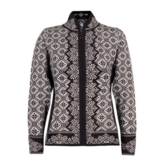 Dale of Norway Christiania Women's Jacket M , Black/Off-white