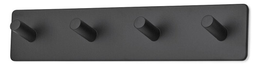 Habo Edge Knaggrekke 4-krok Selvklebende Svart Habo Edge Knaggrekke 4-krok Selvklebende Svart