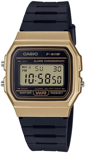 Casio Herreklokke F 91WM 9ADF Classic LCD/Resinplast Ø35 mm