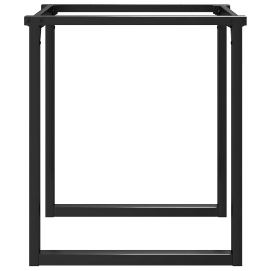 Ben for spisebord O-ramme 70x70x73 cm støpejern 357884 Ben for spisebord O-ramme 70x70x73 cm støpejern 357884
