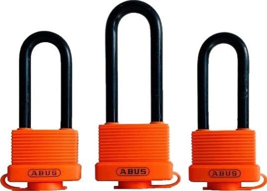 Abus Hengelås AQUASAFE70IB Rustfri, Lik Lås, 3-Pakk