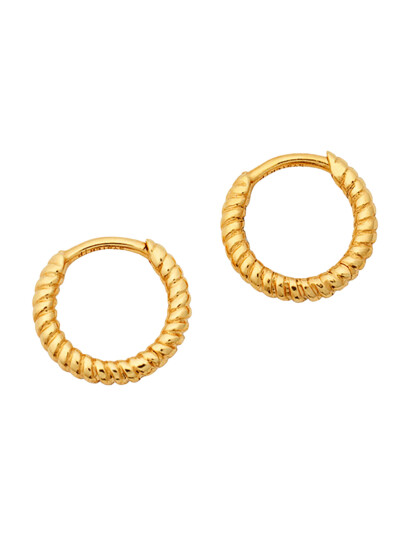 SYSTER P Beloved Twisted Small Hoops Gold |Guld |One Size