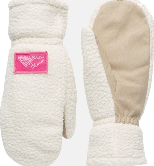 ROTHE PILE MITTENS LIGHT BEIGE 8 Vanter